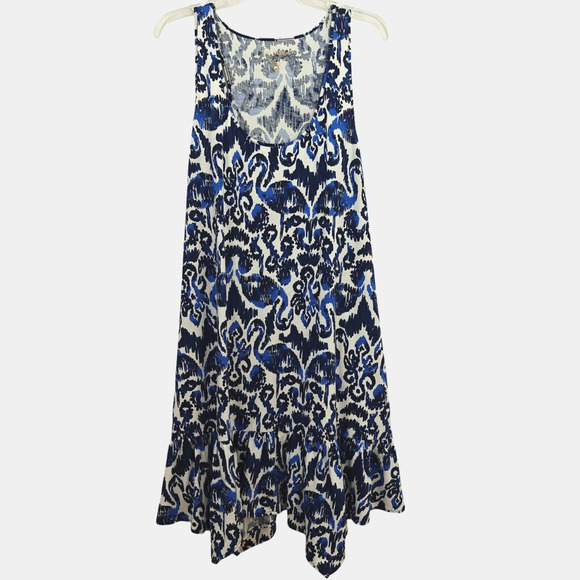 Lilly Pulitzer Hampton Tank Dress Size XL Resort Navy Beach Bathers Flamingos - Picture 2 of 9
